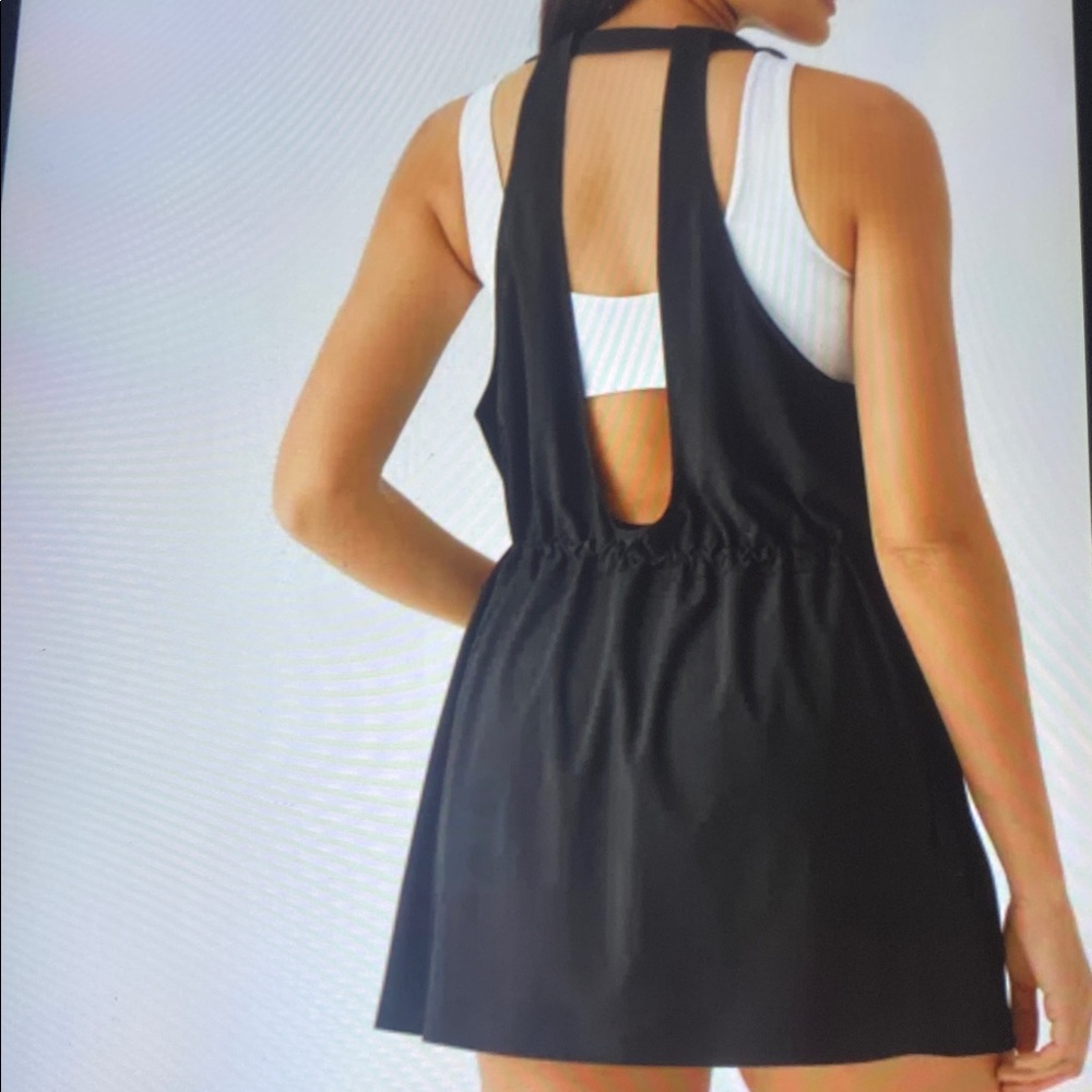 X-LARGE HALARA BACKLESS QUICK DRY MINI ACTIVE DRESS WITH SHORTS - Picture 3 of 12